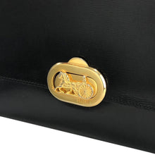 Load image into Gallery viewer, CELINE Horse carriage Crossbody Shoulderbag Black Vintage Old CELINE ghi5sj
