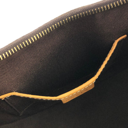 CELINE Macadam Hobo Handbag Brown Vintage Old CELINE 4p6h3b