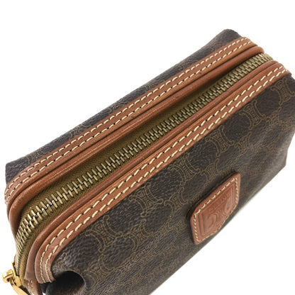 CELINE Macadam Pouch Brown Vintage Old CELINE 8wj5fk