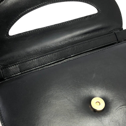 CELINE 鏤空肩背包手拿包黑色復古舊 Celine p7aitt