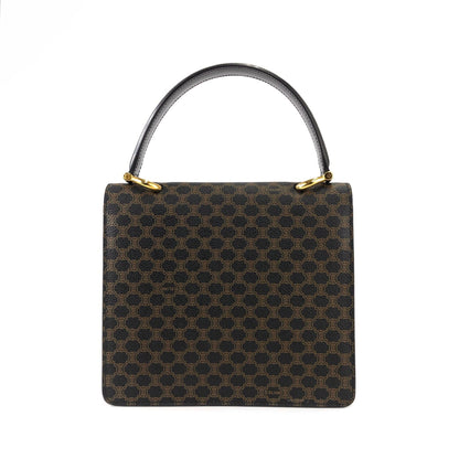 CELINE Macadam Gancini 雙翻蓋手提包 黑色 復古 舊款 CELINE 8vz2n8