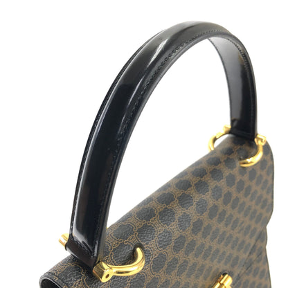 CELINE Macadam Gancini 雙翻蓋手提包 黑色 復古 舊款 CELINE 8vz2n8