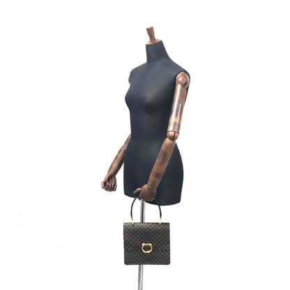 CELINE Macadam Gancini 雙翻蓋手提包 黑色 復古 舊款 CELINE 8vz2n8