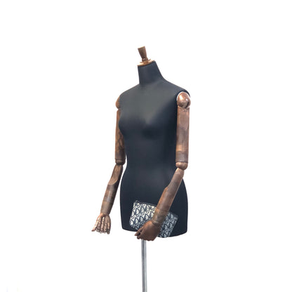 Christian Dior Trotter Jaguard Pouch Navy vintage Old fyfda3