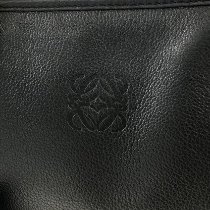 LOEWE Amazona 36 Anagram Bostonbag Handbag Black Cream Vintage 4r2we6