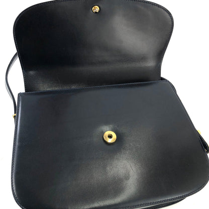 GUCCI G logo Shoulder bag Navy Vintage Old Gucci dmp4t2