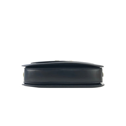 GUCCI G logo Shoulder bag Navy Vintage Old Gucci dmp4t2