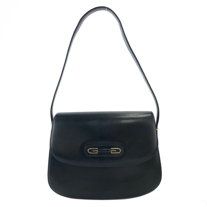 GUCCI G logo Shoulder bag Navy Vintage Old Gucci dmp4t2