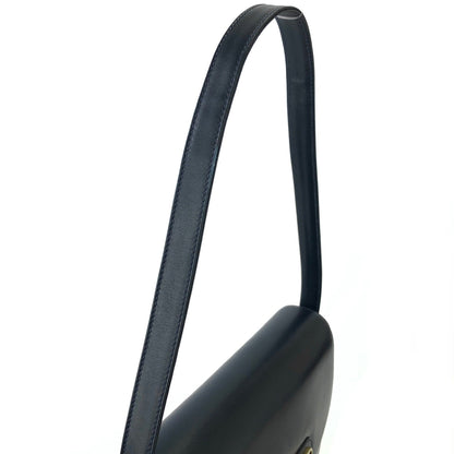 GUCCI G logo Shoulder bag Navy Vintage Old Gucci dmp4t2