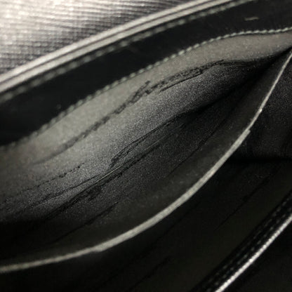 Salvatore Ferragamo Gancini 壓花皮革 2way 肩包 Bandbag 黑色 復古 舊 jbv5dw