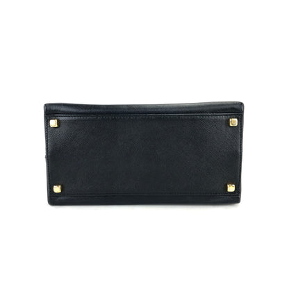 Salvatore Ferragamo Gancini 壓花皮革 2way 肩包 Bandbag 黑色 復古 舊 jbv5dw