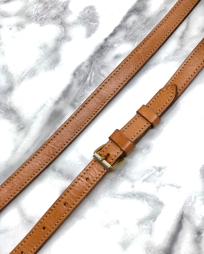 CELINE Macadam Blason logo Crossbody Shoulder bag Brown vintage Old Celine uytsw2