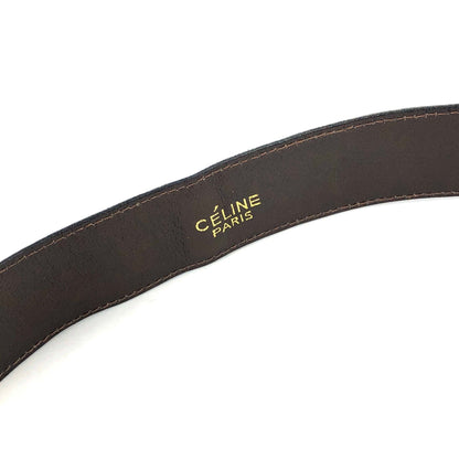 CELINE 馬車皮帶 棕色 復古 舊款 Celine rugyxn