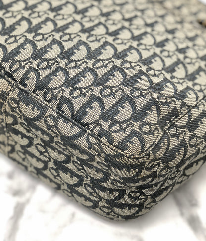 Christian Dior Trotter Jaguar Tote Bag Navy vintage Old rc5wxj