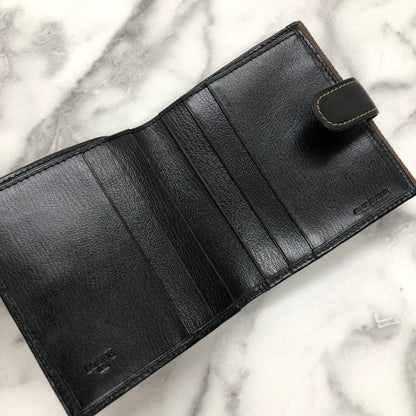 LOEWE Velazquez Compact Wallet Brown Vintage Old 2k5yvv