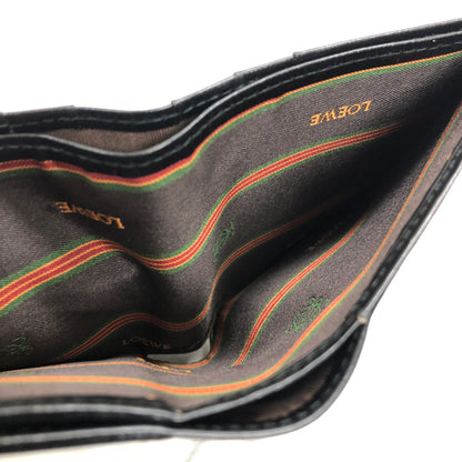 LOEWE Velazquez Compact Wallet Brown Vintage Old 2k5yvv