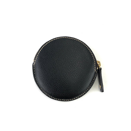 LOEWE Anagram Round Coincase Compact wallet Brown Vintage Old psfu65