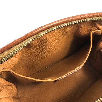 CELINE Macadam Blason logo Pouch Brown Vintage Old CELINE y44z72