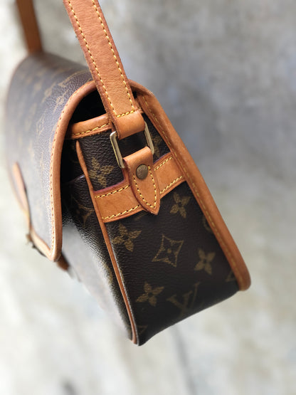 LOUIS VUITTON Sologne Monogram M42250 肩背包 棕色 復古 舊款 iwj65h