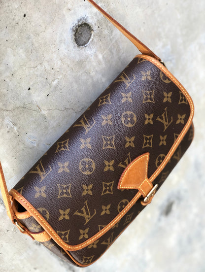 LOUIS VUITTON Sologne Monogram M42250 肩背包 棕色 復古 舊款 iwj65h