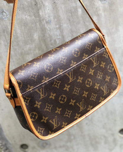 LOUIS VUITTON Sologne Monogram M42250 肩背包 棕色 復古 舊款 iwj65h