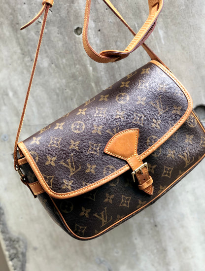 LOUIS VUITTON Sologne Monogram M42250 肩背包 棕色 復古 舊款 iwj65h