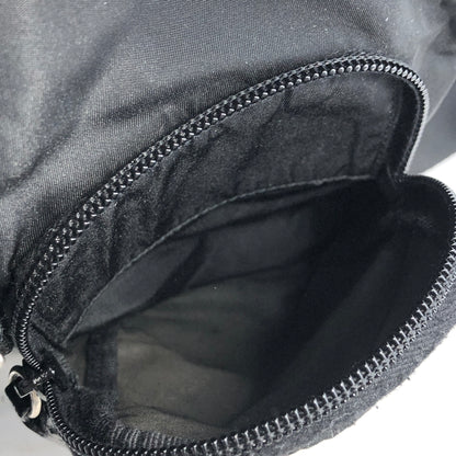 PRADA Triangle Logo Nylon Backpack Black Vintage f4v6fg