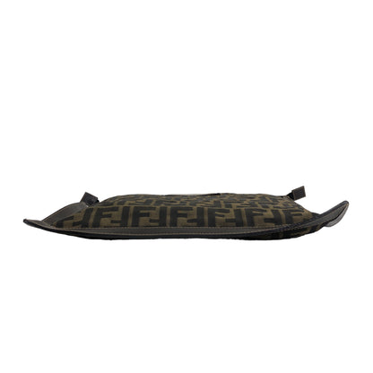 FENDI Zucca 提花手拿包 黑色 棕色 復古 xf2evr 