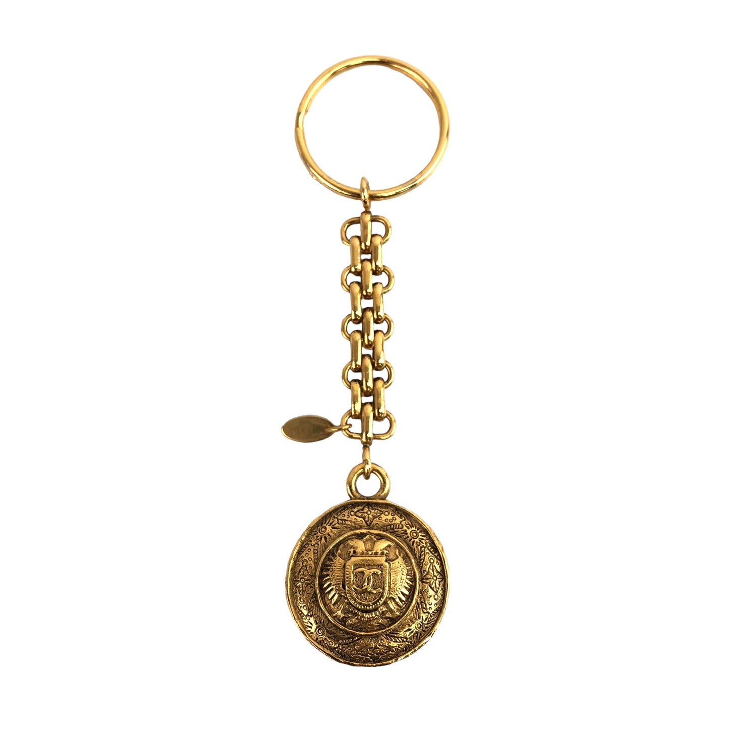 CHANEL Coco Mark Charm Gold Vintage tzbtji