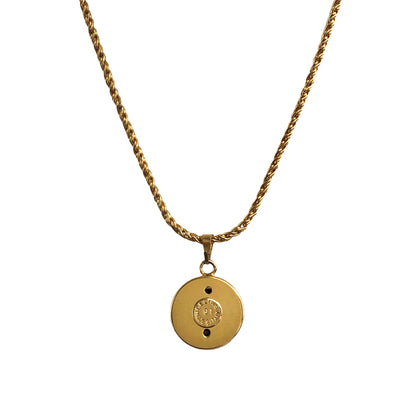CELINE Starball Necklace Gold Vintage ymi78b