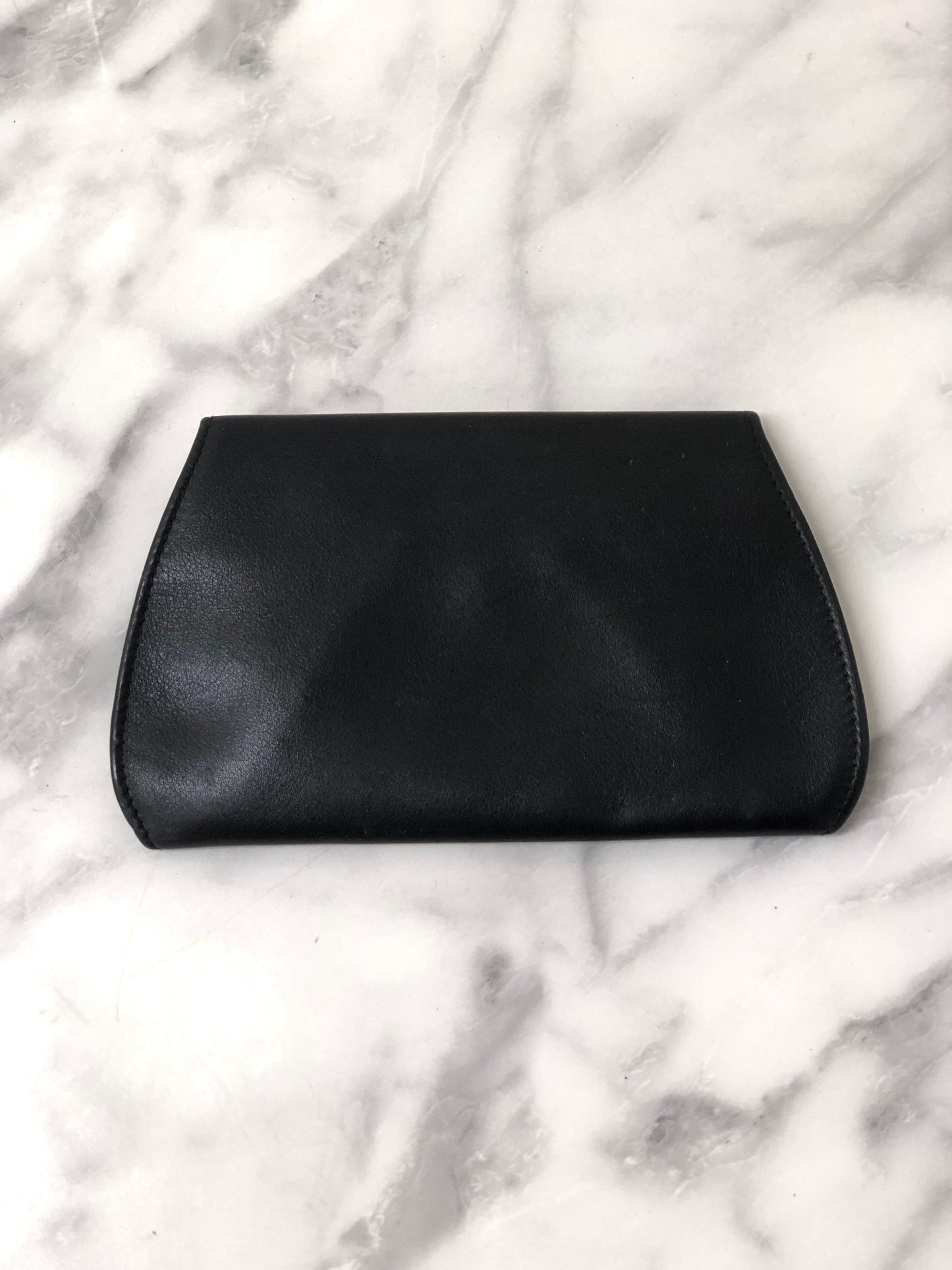 Cartier Leather Coin Purse Black Vintage xiyugj