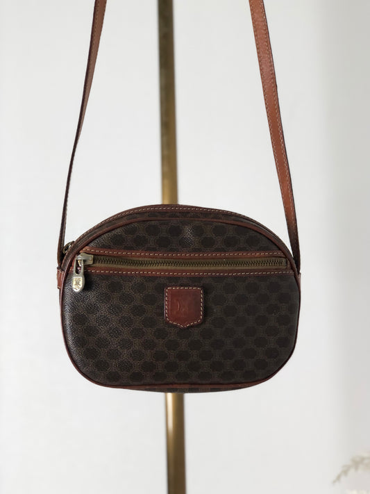 Celine Vintage Macadam Crossbody Bag ○ Labellov ○ Buy and Sell