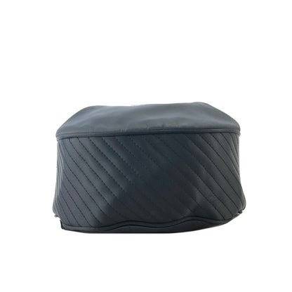 Yves Saint Laurent Logo Nylon Drawstring Backpack Navy Vintages76t25