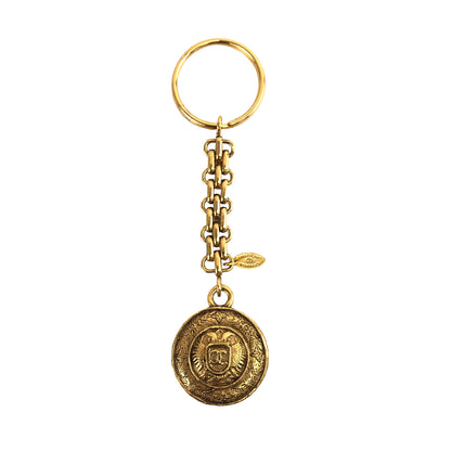 CHANEL Coco Mark Charm Gold Vintage tzbtji