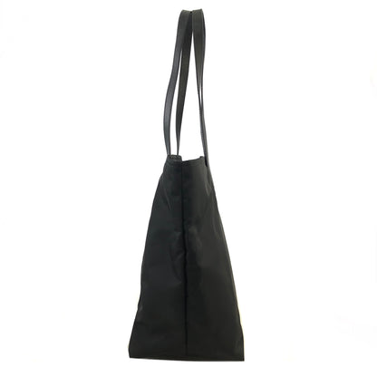 PRADA Triangle Logo Nylon Two-way Shoulder bag Totebag Black Vintage 8ba8nr