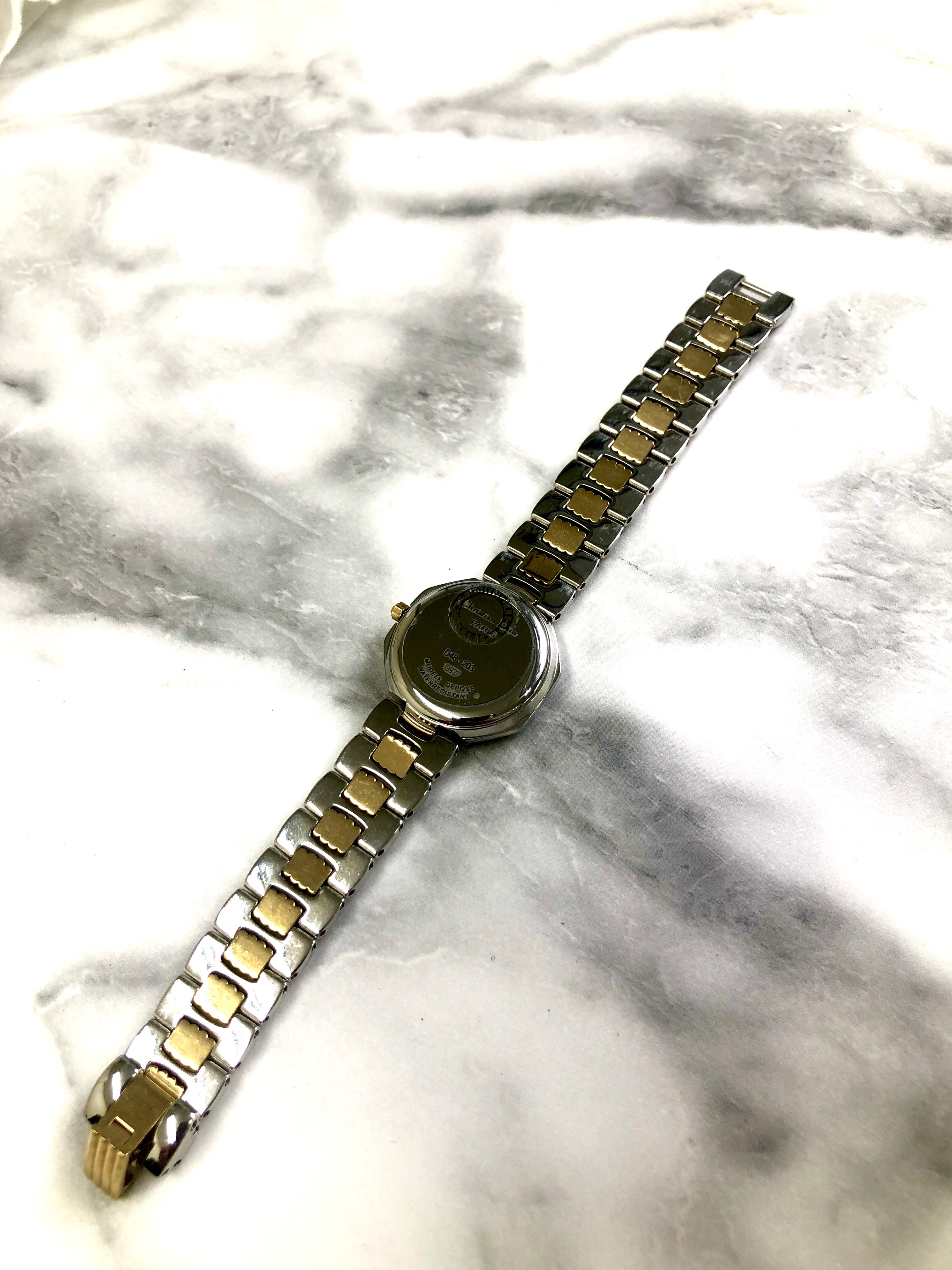 Christian Dior Watch D48-203 Silver Vintage 3umdyw – VintageShop solo