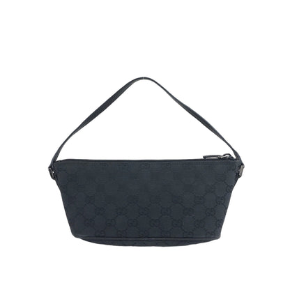 GUCCI GG Canvas Canvas Handbag Vanity bag Black Vintage 73mxrh