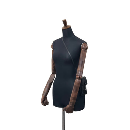 GUCCI Jackie Leather Phone Holder Small Shoulder bag Black Vintage thmm8m