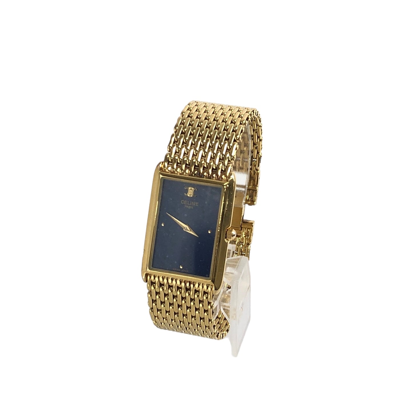 CELINE Triomphe Quartz Watch Gold Vintage fr8536