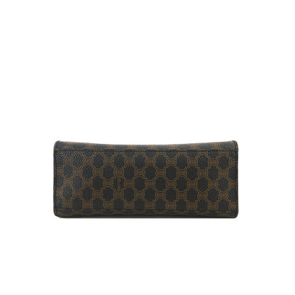 CELINE Macadam Logo Motif  Pouch Black Vintage yj2zvv