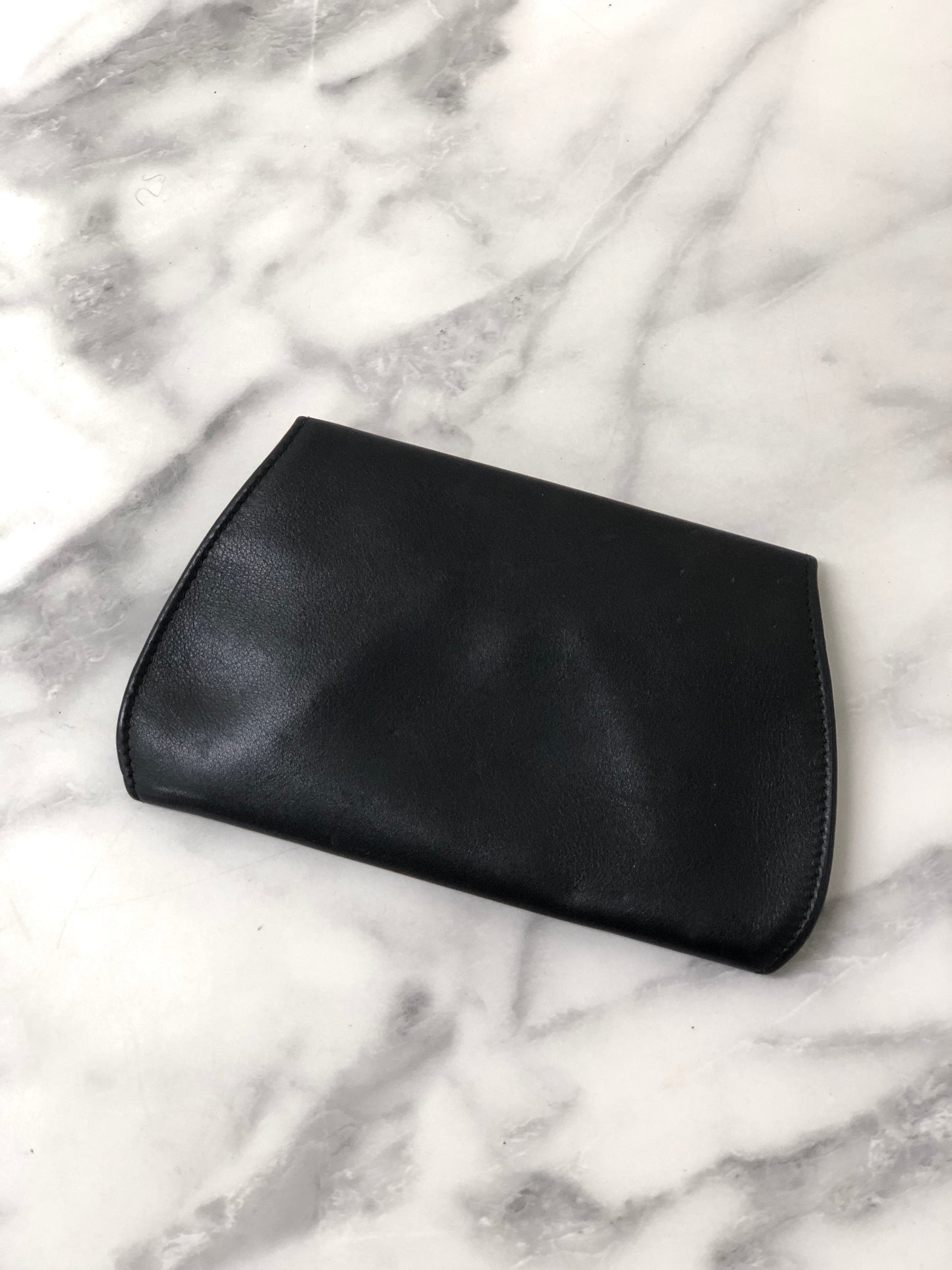 Cartier Leather Coin Purse Black Vintage xiyugj