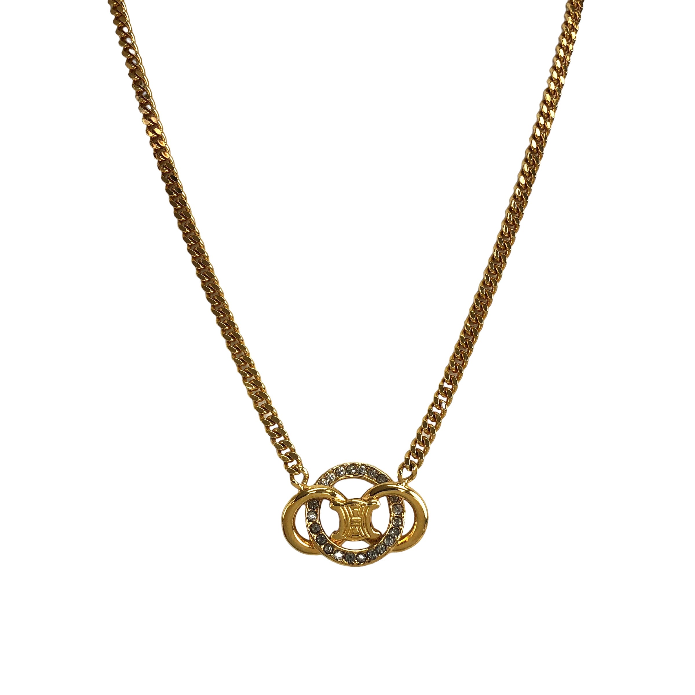 CELINE Triomphe Necklace GP Gold｜a2522161｜ALLU UK｜The Home of Pre-Loved  Luxury Fashion