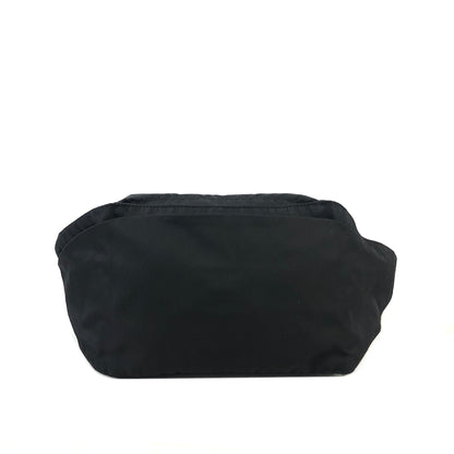 PRADA Triangle Logo Nylon Belt Bag Sling Bag Black Vintage jwamw5