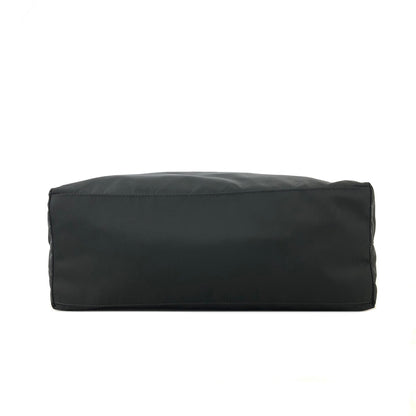 PRADA Triangle Logo Rope Handle Nylon Totebag Black Vintage dkh87x