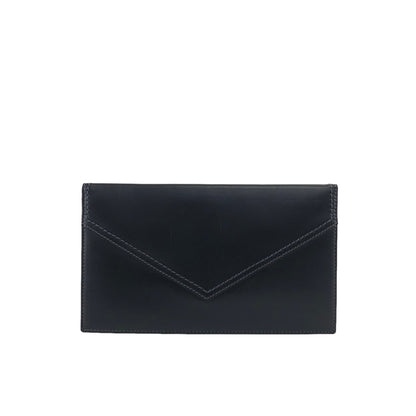 LOEWE Anagram Leather Clutch bag Black Vintage r5k67j
