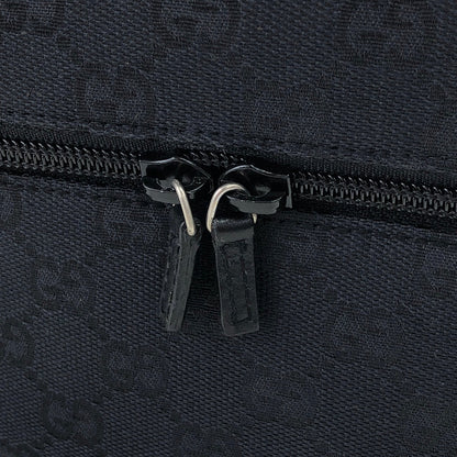 GUCCI GG Canvas Handbag Vanity bag Black Vintage xekyyx