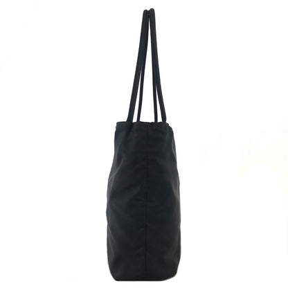 PRADA Triangle Logo  Nylon Handbag Black Vintage a3ew6f