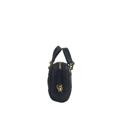 LOEWE Anagram Leather Coin Purse Micro bag Black Vintage 8i5d2v