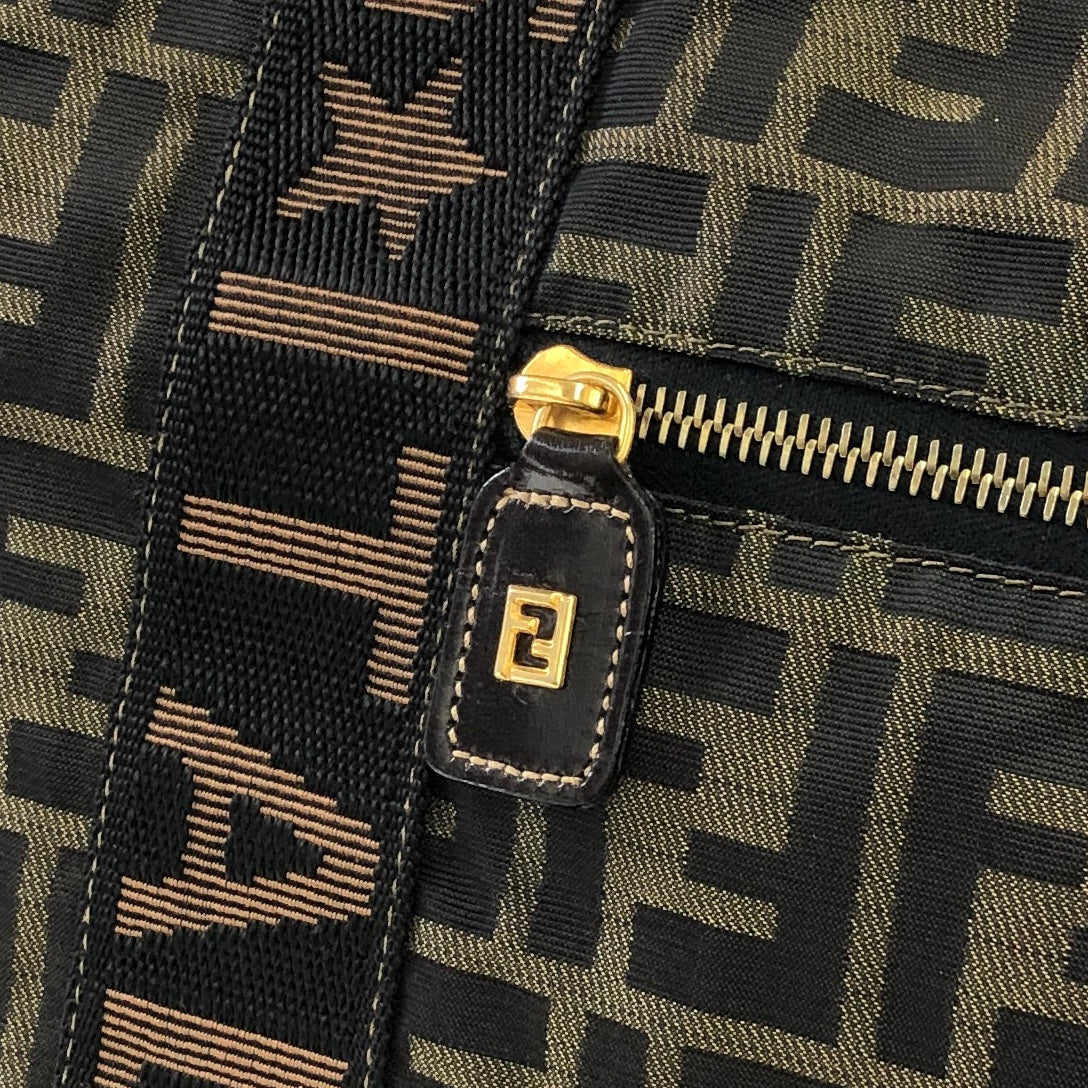 Vintage Fendi Zucca Boston Bag | Handbag