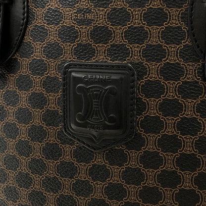 CELINE Macadam Leather Totebag Black Vintage gkmcp7